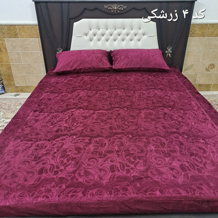 روتختی مخمل کشدوزی شده (نیم ست روتختی مخمل)