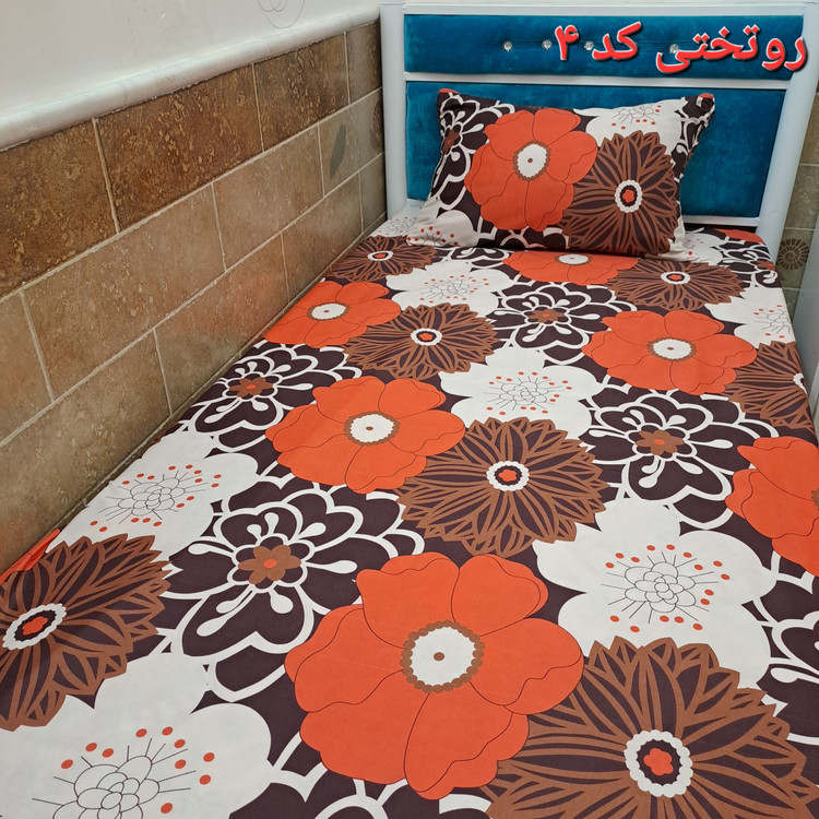 نیم ست روتختی کشدار یک نفره ملافه کشدوزی